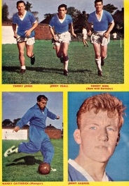 Jones, Veall, Ring, Gabriel and Harry Catterick, Everton 1962