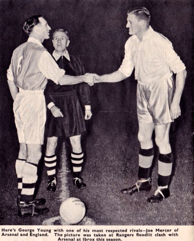 Rangers v Arsenal, 1954