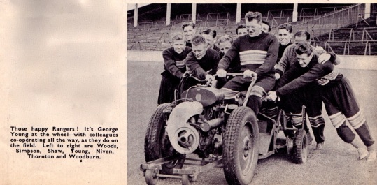 George Young and teammates, Rangers 1954