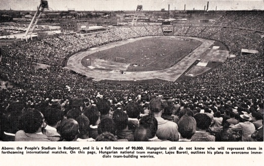 Peoples Stadium, Budapest 1960