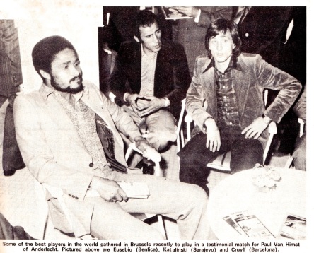Eusebio, Kalatinski & Cruyff 1975