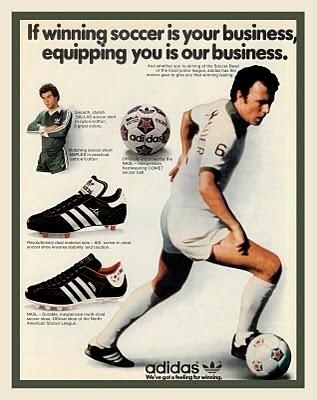 Minister van nu af aan angst Franz Beckenbauer, New York Cosmos Adidas ad | Beyond The Last Man