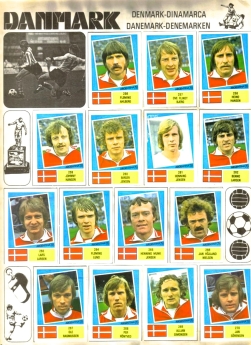 World Cup 1978 FKS Album: Denmark