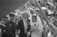 Neeskens marries Marianne Schiphof, 1974