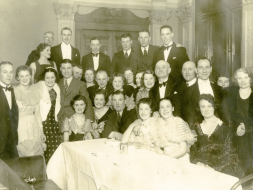 A happy group taken at the promotion dance in 1936